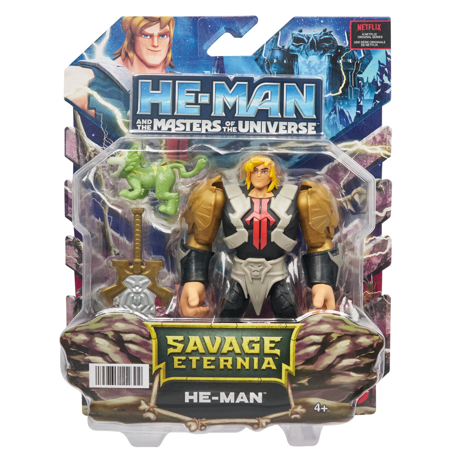 Figura mattel masters of the universe he man con accesorios