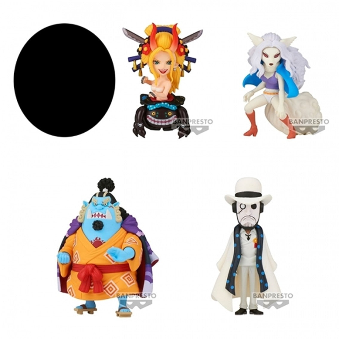 Figura banpresto one piece world collectable wanokuni onigashima 6 unidades Frikytopia