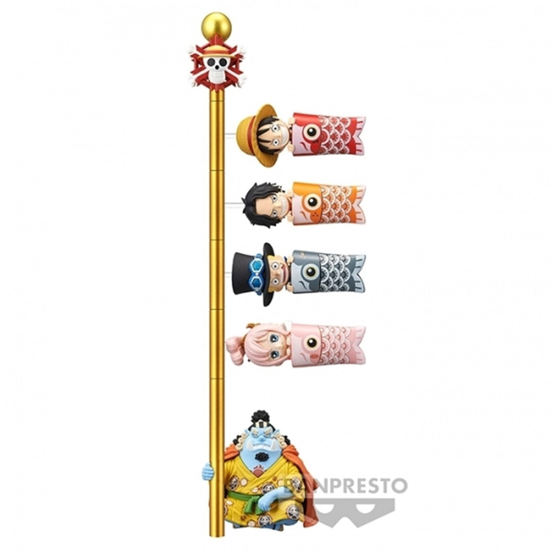 Figura banpresto one piece world collectable figure carp streamer