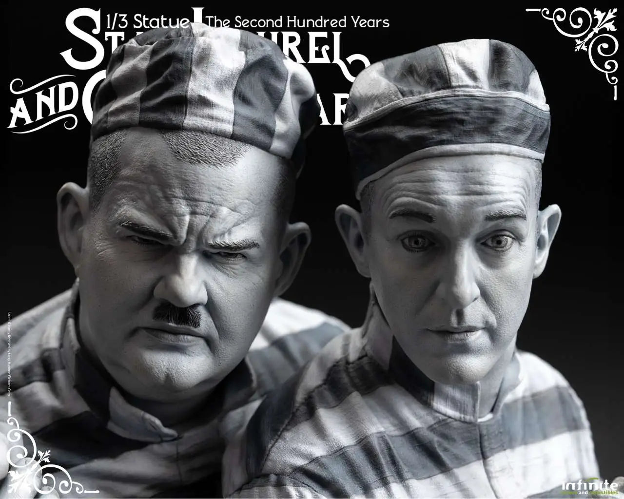 STAN LAUREL & OLIVER HARDY 1/3 Estatua