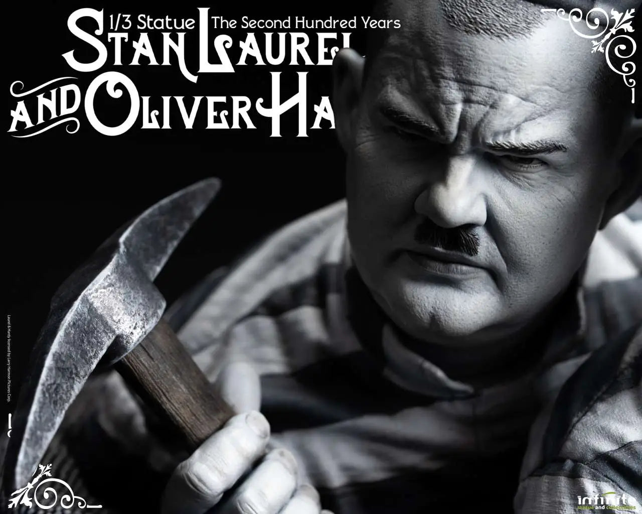 STAN LAUREL & OLIVER HARDY 1/3 Estatua
