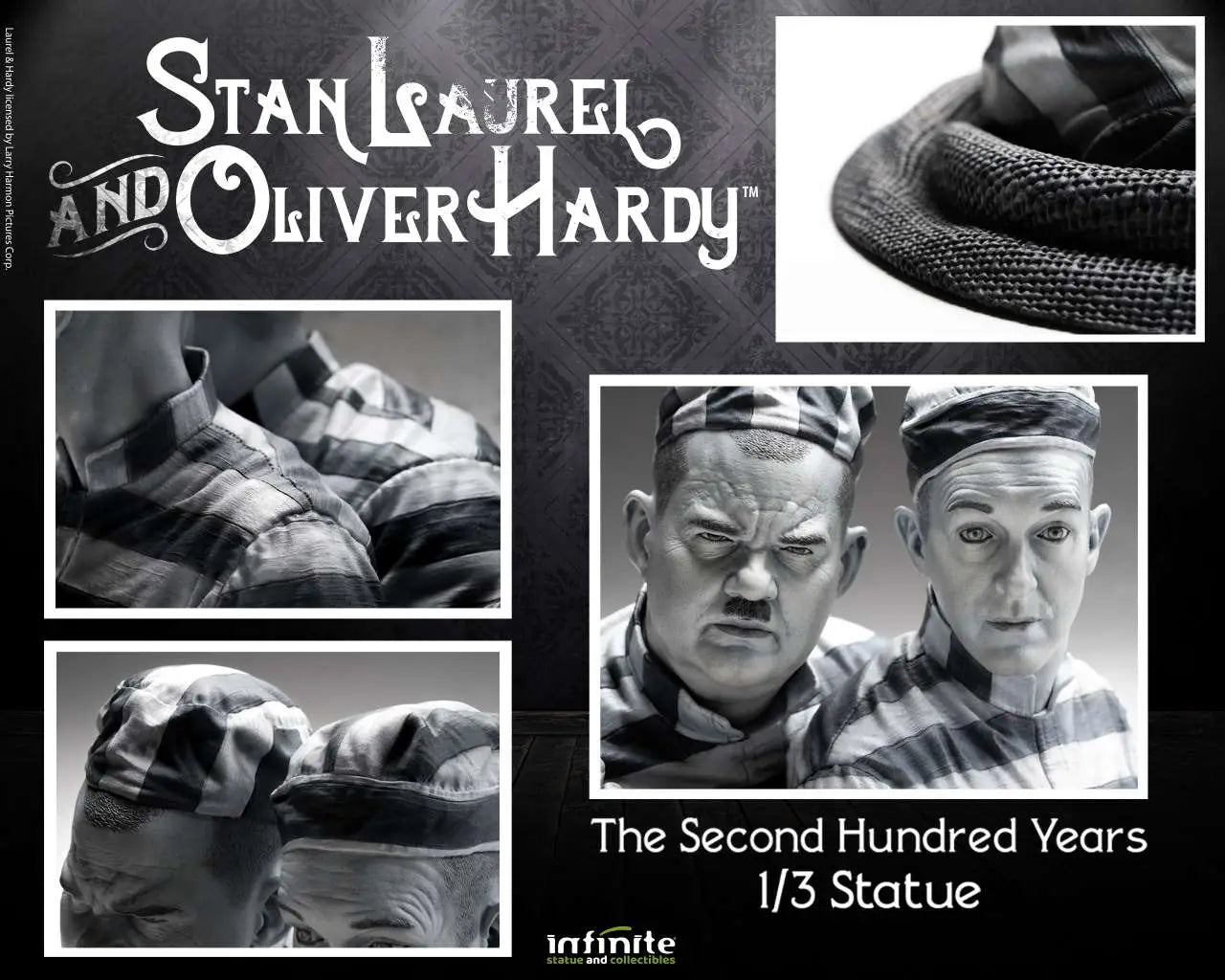 STAN LAUREL & OLIVER HARDY 1/3 Estatua