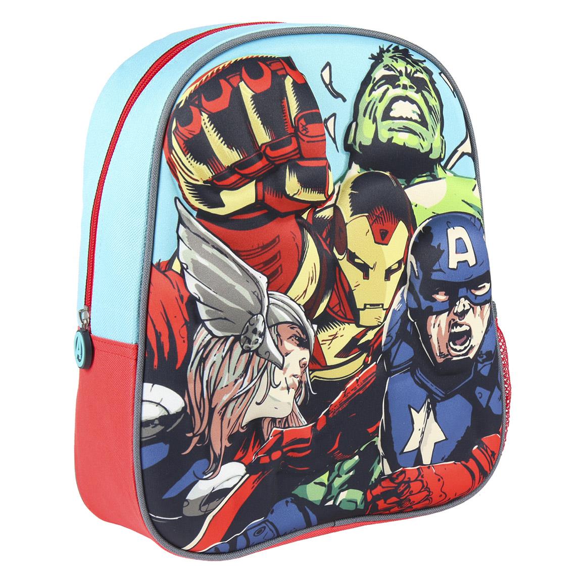 Mochila infantil 3d avengers Frikytopia