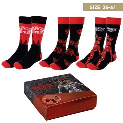 Pack calcetines 3 piezas stranger things talla 36 41 Frikytopia