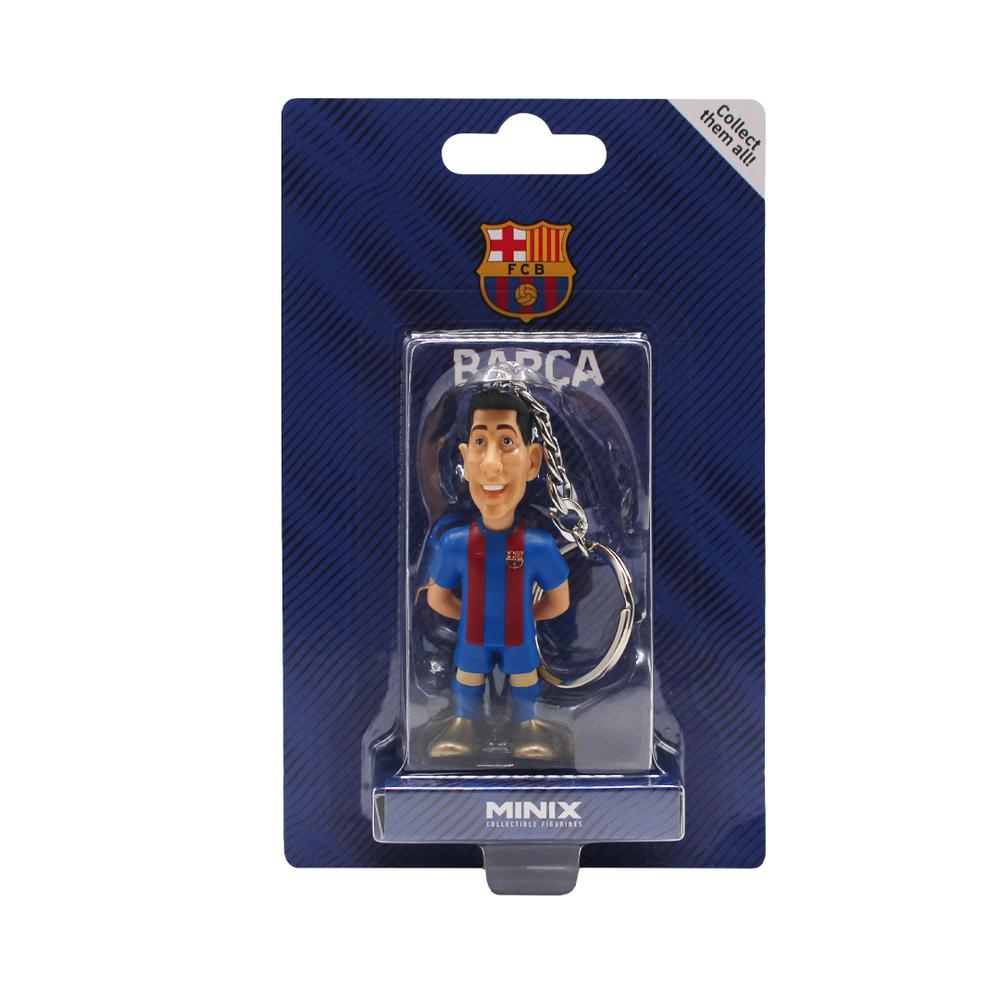 Llavero minix futbol club barcelona lewandowski