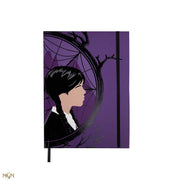Libreta rigida cinereplicas wednesday addams miercoles y enid