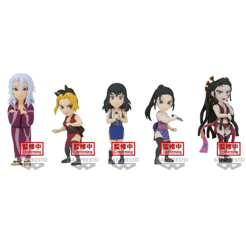 Figura banpresto world collectable demon slayer kimetsu no yaiba 1 unidad aleatoria