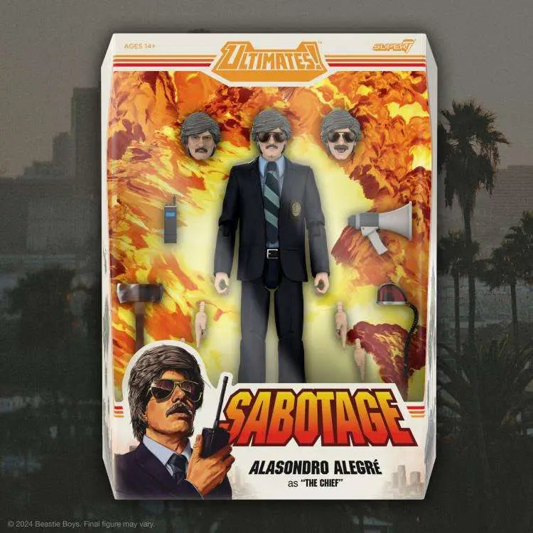 Beastie Boys Figura Ultimates Wave 1 Alasondro Alegre as "The Chief" 18 cm