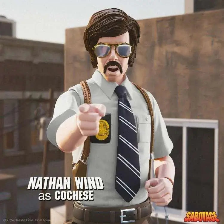 Beastie Boys Figura Ultimates Wave 1 Nathan Wind as "Cochese" 18 cm