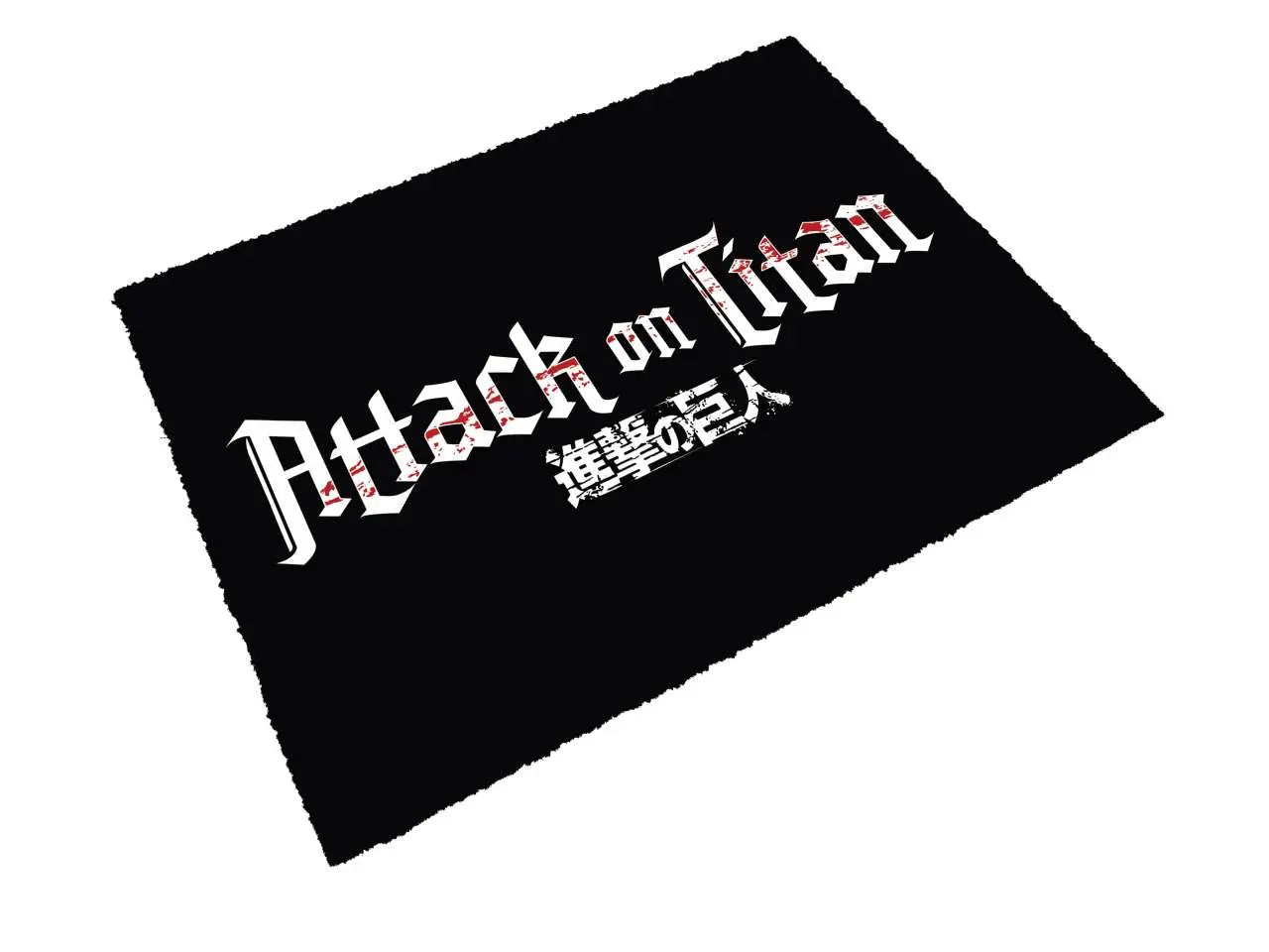 Felpudo 60x40 cm logo attack on titan