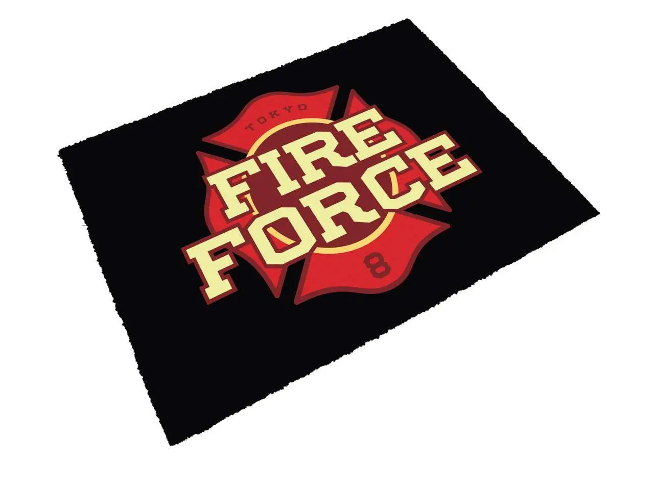 Fire Force Felpudo Logo Red 40 x 60 cm