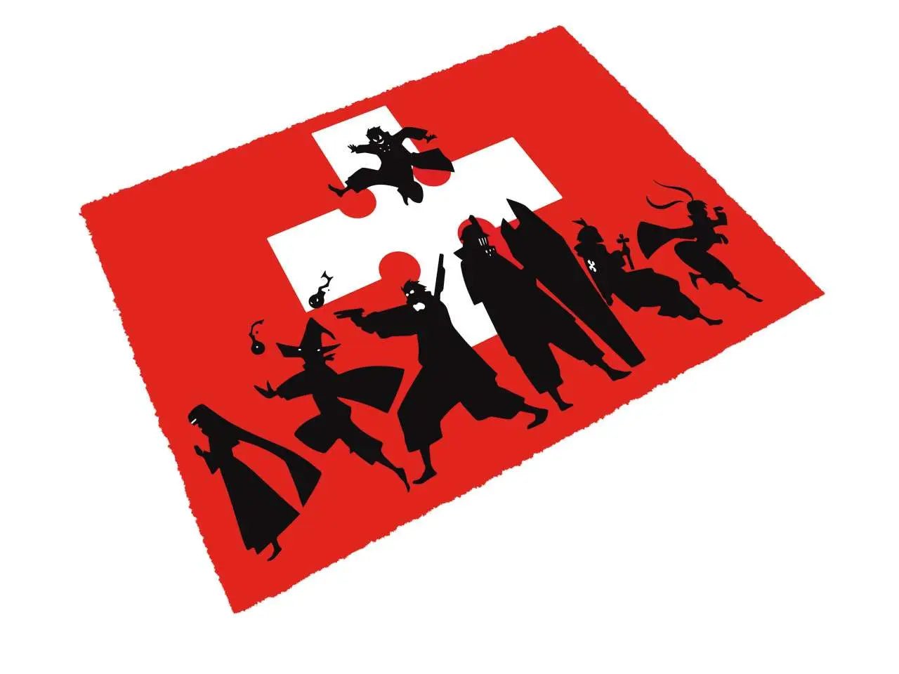 Felpudo 60x40 cm logo fire force 2