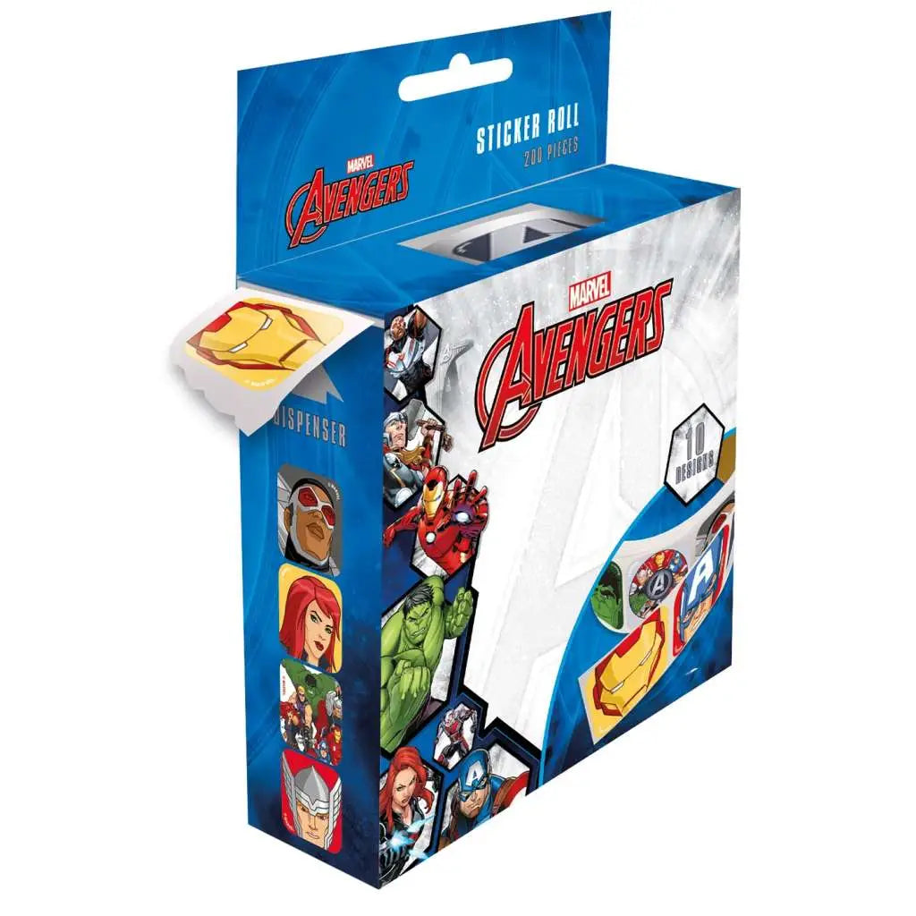 AVENGERS Pegatina ROLL Caja