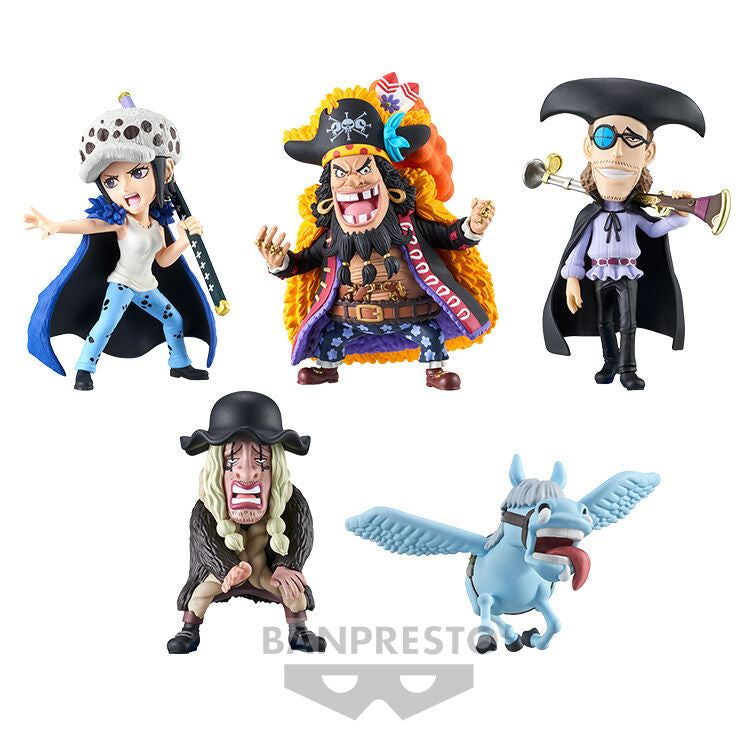 One piece world collectable figure trafalgar law vs blackbeard pirate