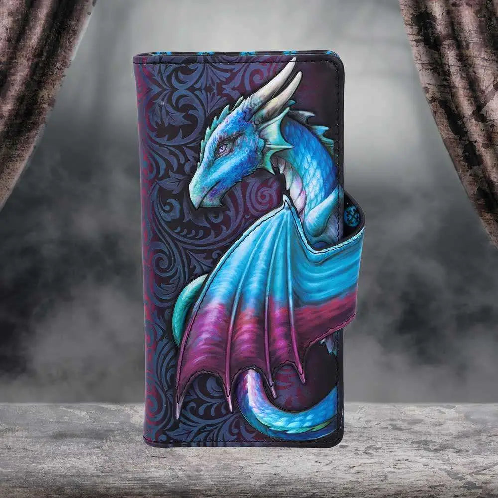 DRAGON TAKE FLIGHT BLUE EMBOSSED Cartera Frikytopia