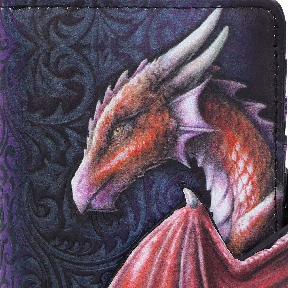DRAGON TAKE FLIGHT RED EMBOSSED Cartera