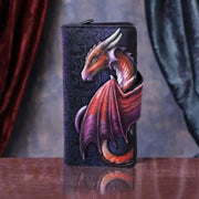 DRAGON TAKE FLIGHT RED EMBOSSED Cartera
