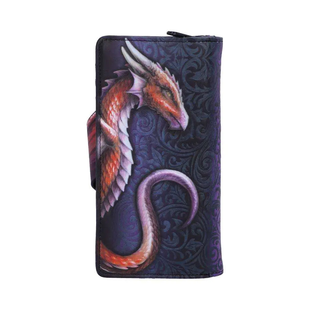 DRAGON TAKE FLIGHT RED EMBOSSED Cartera