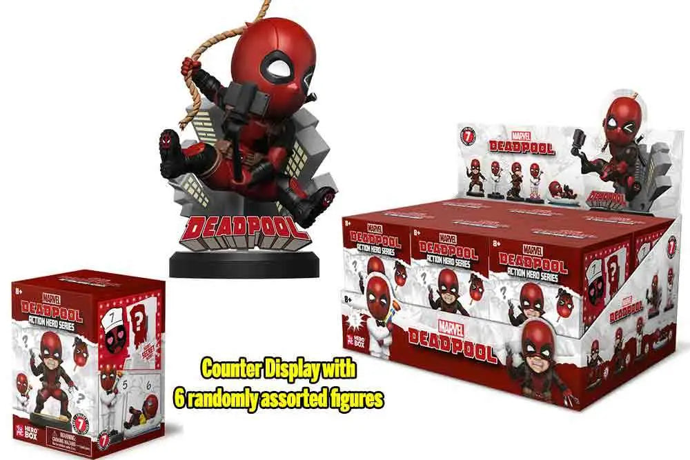 YuMe Hero Caja - Deadpool Action Hero Series Display (6)