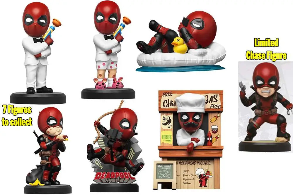 YuMe Hero Caja - Deadpool Action Hero Series Display (6)
