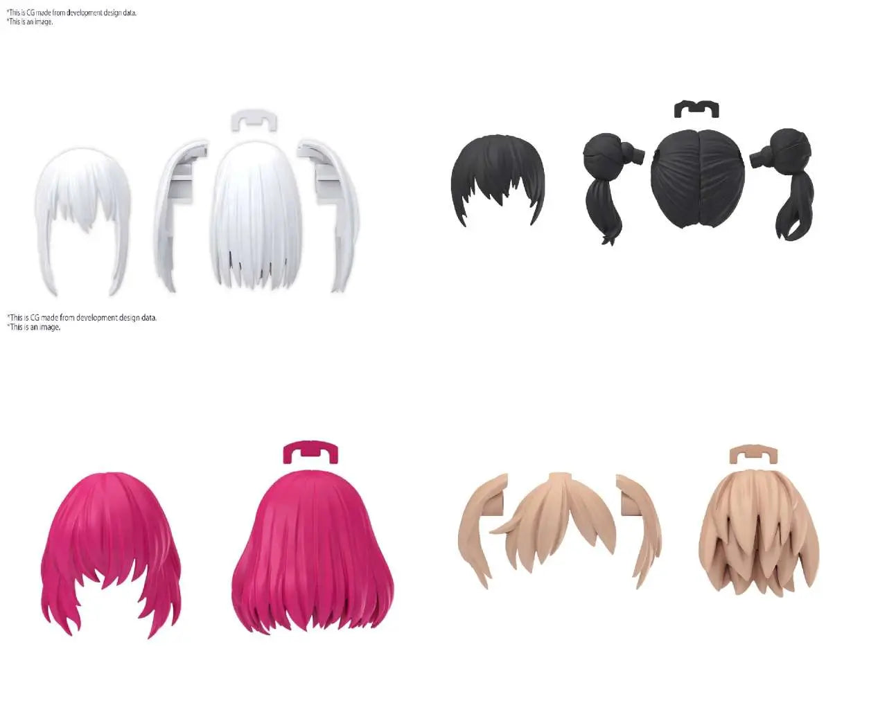 30MS OPTION HAIR STYLE PARTS VOL 10 ALL 4 TYPES Frikytopia