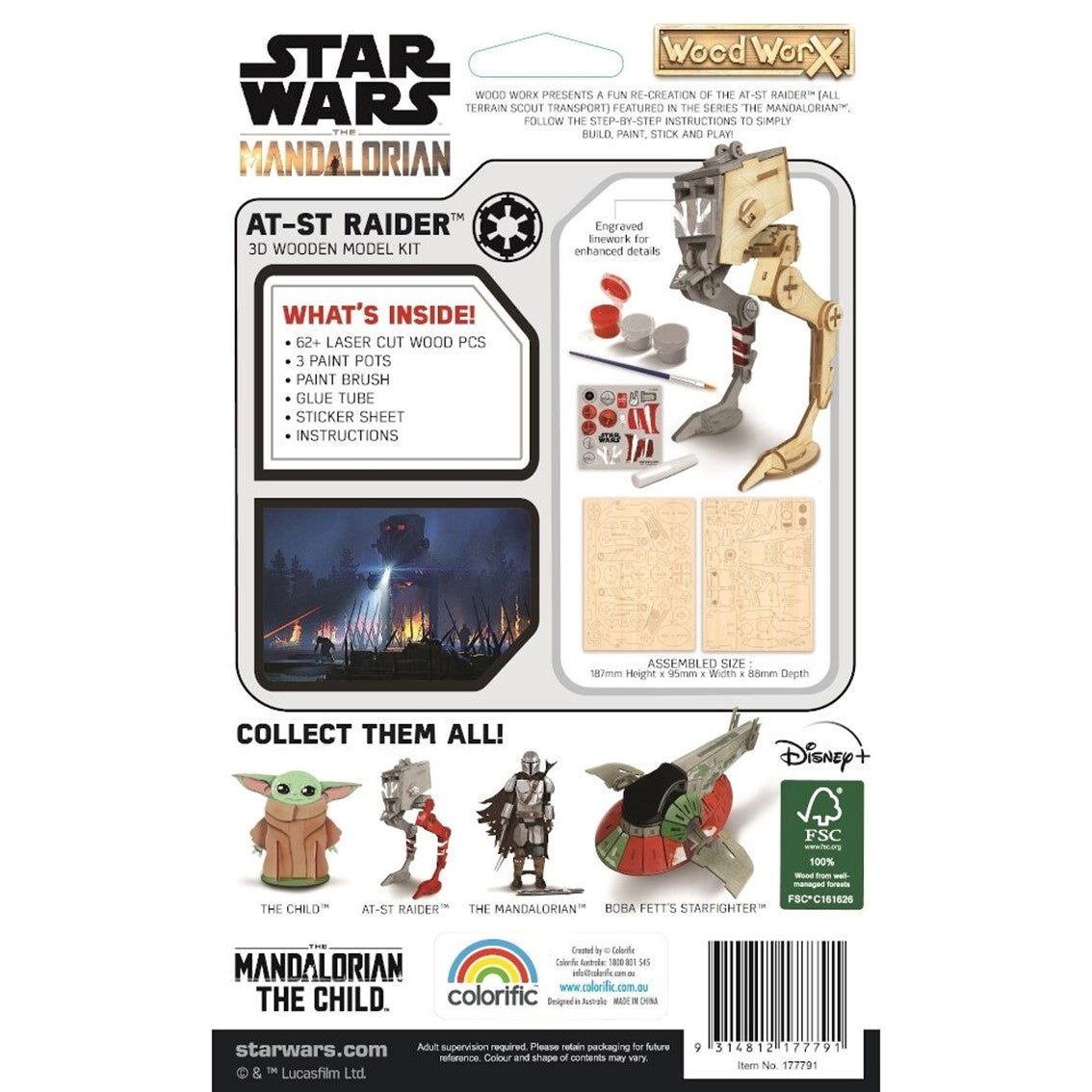 Replica madera para pintar woodwork star wars at st walker imperial