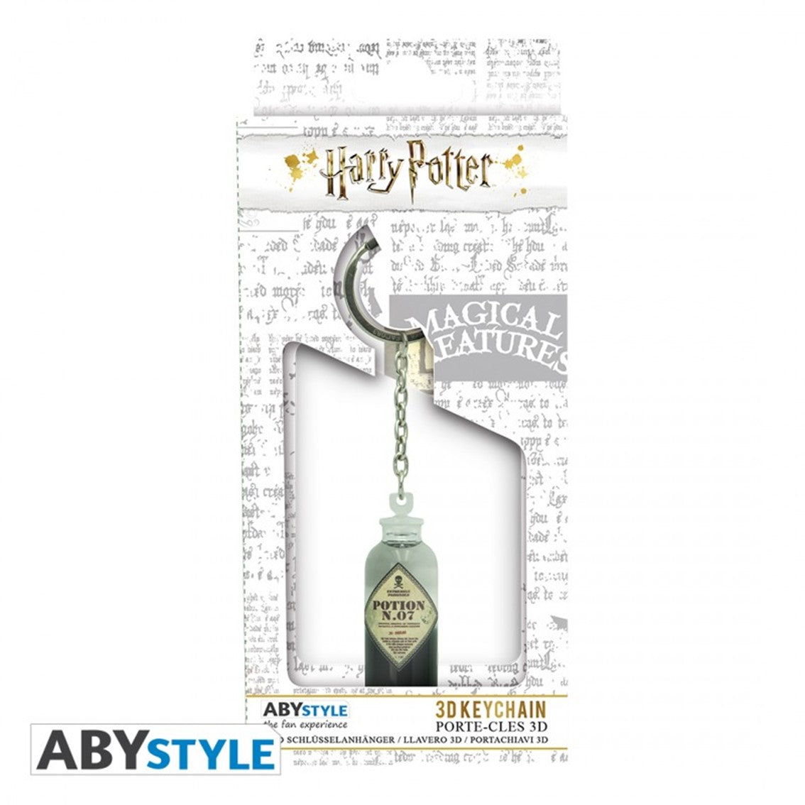 Llavero 3d abystyle harry potter pocion n 07