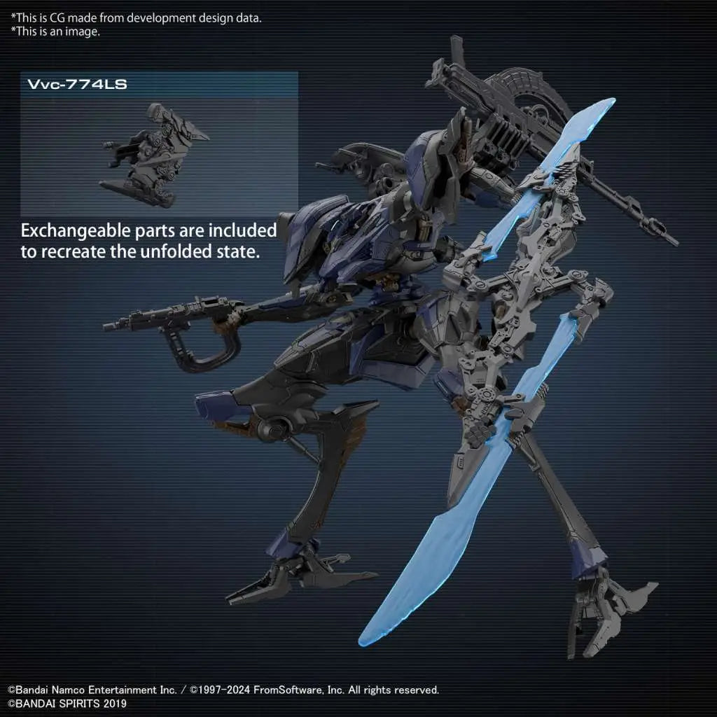 30MM ARMORED CORE VI SCHNEIDER NACHTREIHER/40E STEEL HAZE