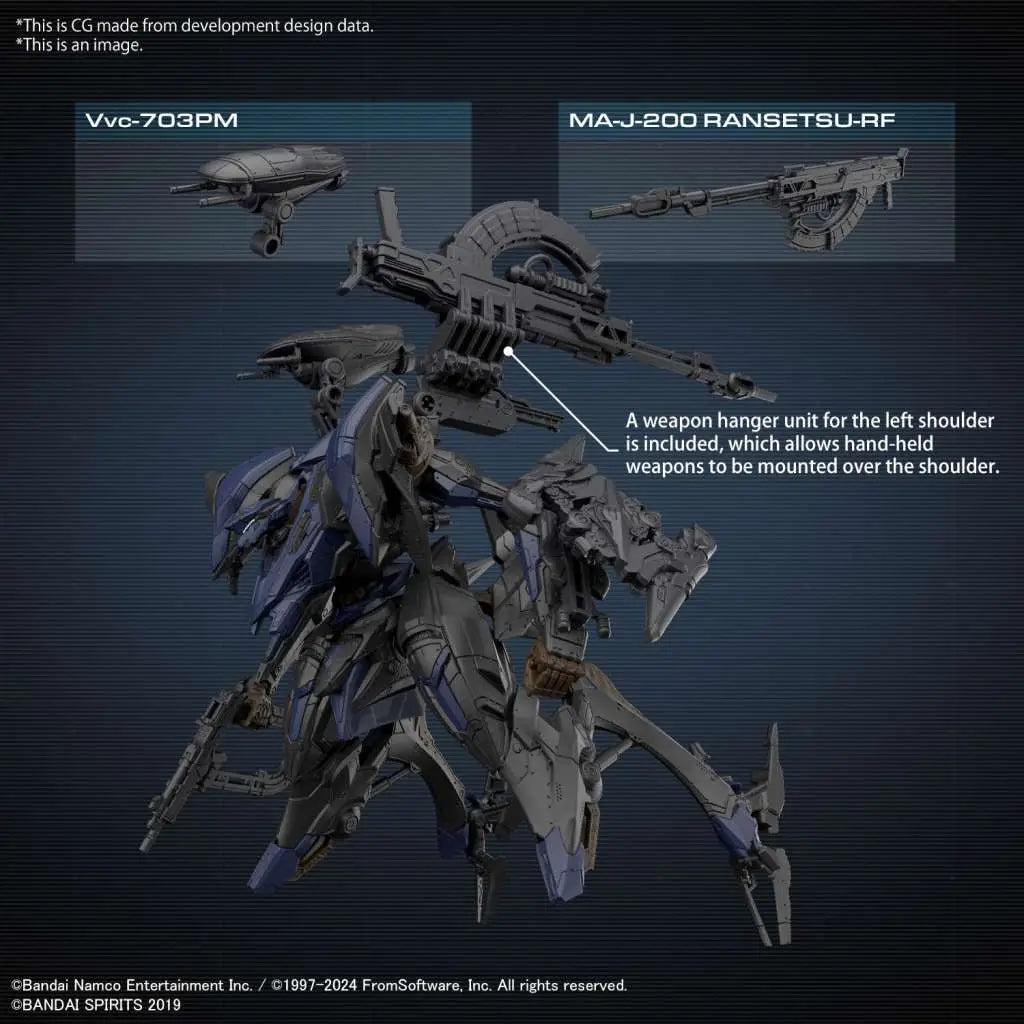 30MM ARMORED CORE VI SCHNEIDER NACHTREIHER/40E STEEL HAZE