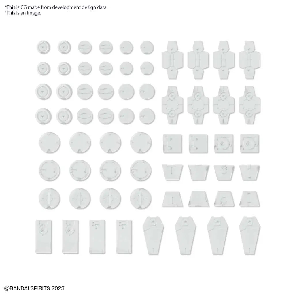CUSTOMIZE MATERIAL DECORATION PARTS 1 WHITE Frikytopia