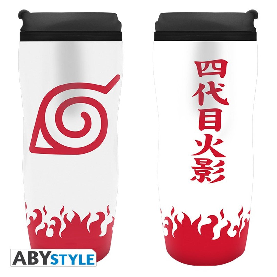 Taza de viaje abystyle naruto shippuden yondaime hokage Frikytopia