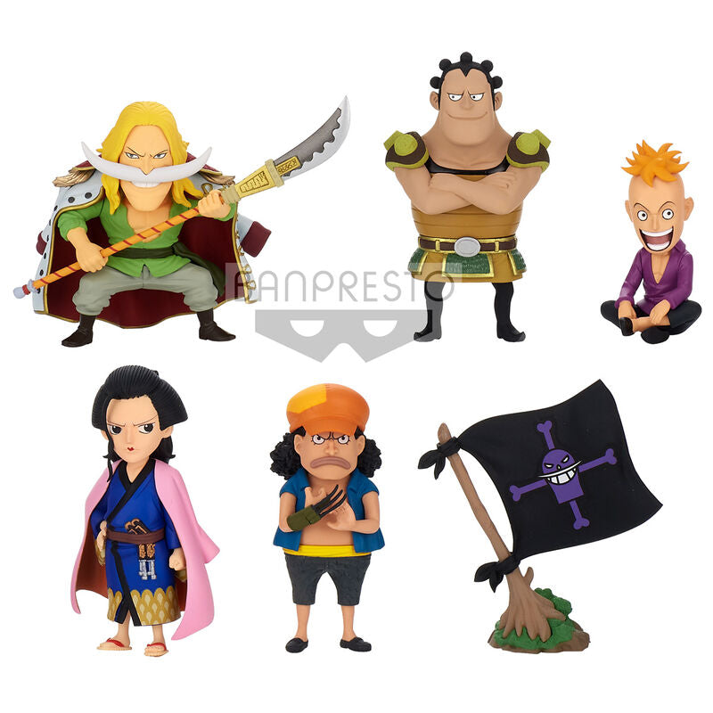 Figura banpresto one piece wanokuni kaisouhen world 1 unidad aleatoria Frikytopia