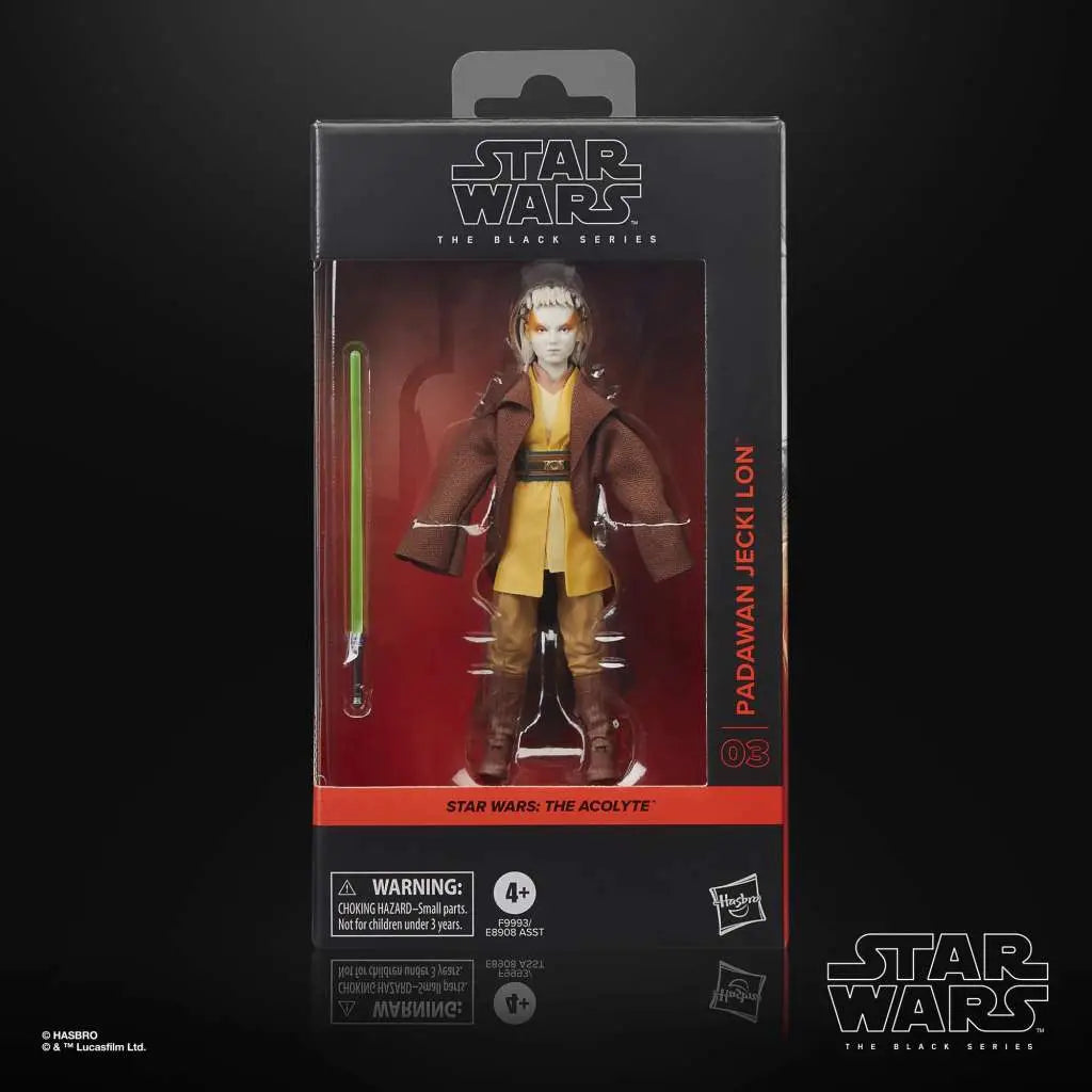 Star Wars The Acolyte Black Series Figura Padawan Jecki Lon 15 cm