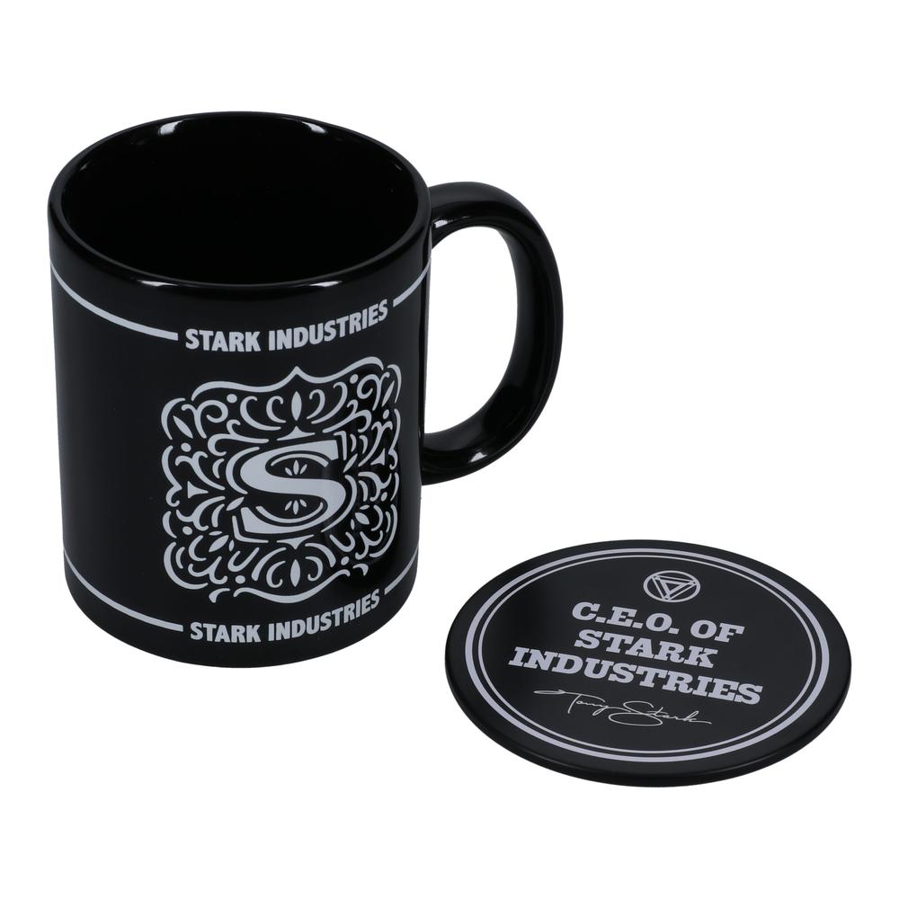 Taza posavaso paladone stark industries Frikytopia
