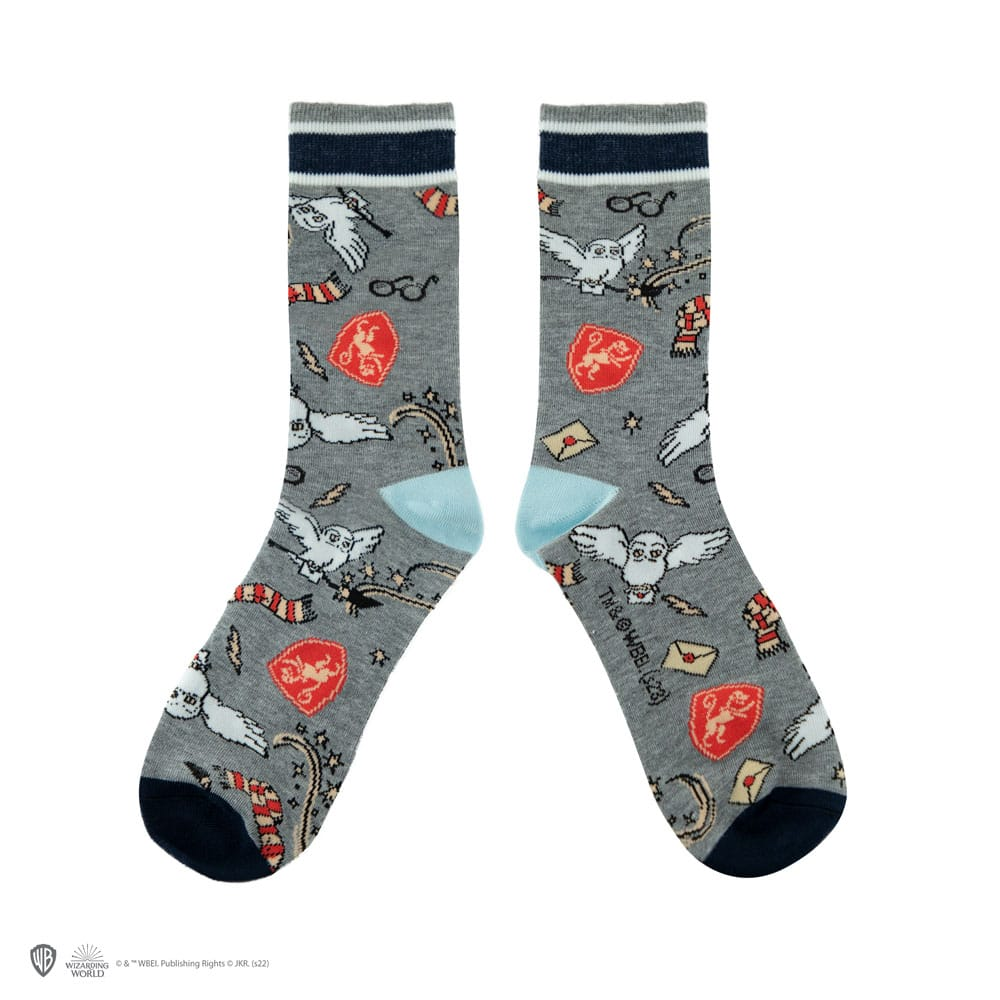 Harry Potter Pack de 3 Pares de calcetines Hedwig