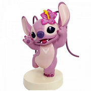 Figura enesco disney lilo y stitch angel con flor