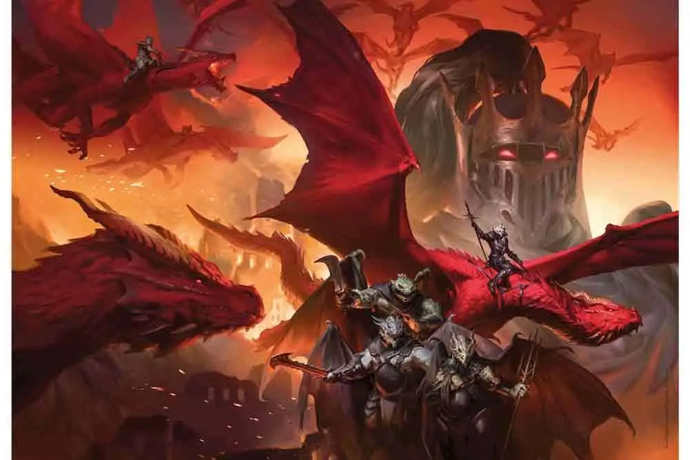 DUNGEONS & DRAGONS DRAGONLANCE SHADOW OF THE DRAGON QUEEN GAMING COLLECTION CUBE COLLECTION Puzle 1000 PCS