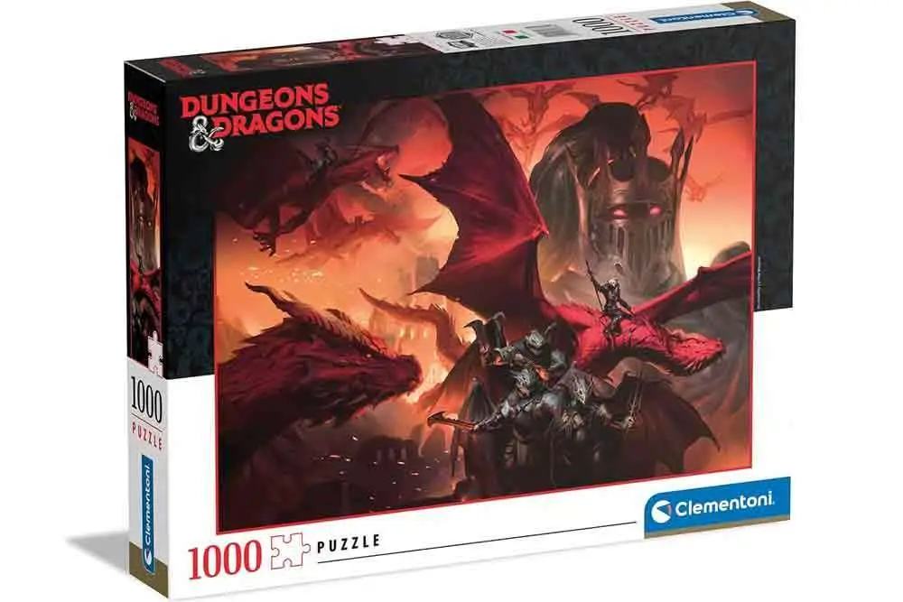 DUNGEONS & DRAGONS DRAGONLANCE SHADOW OF THE DRAGON QUEEN GAMING COLLECTION CUBE COLLECTION Puzle 1000 PCS Frikytopia