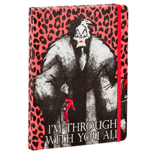 Libreta disney villanos cruella de vil Frikytopia