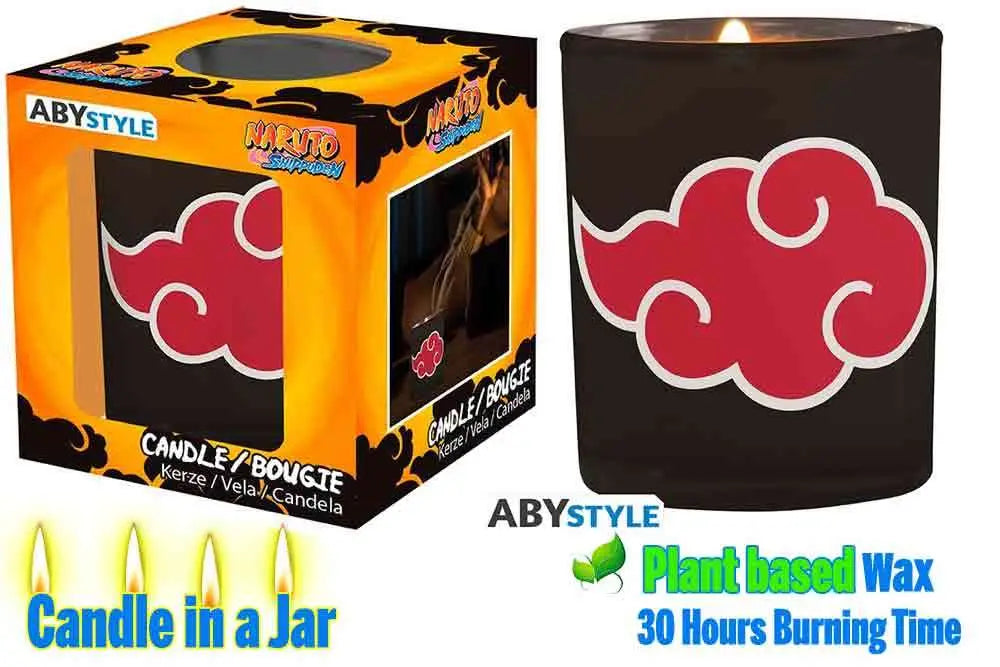 NARUTO SHIPPUDEN AKATSUKI CANDLE IN A JAR Frikytopia