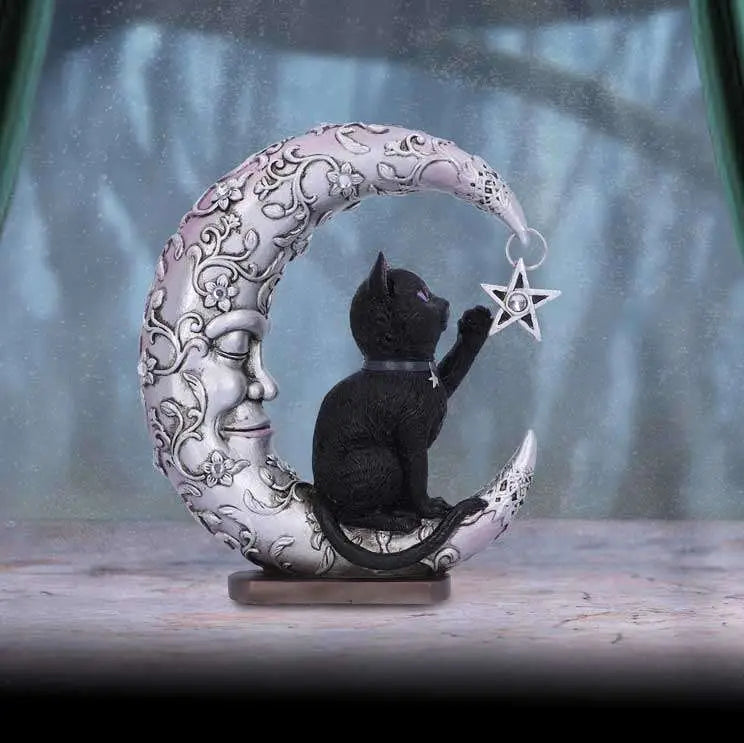 LUNA COMPANION MOON AND CAT ORNAMENT Frikytopia