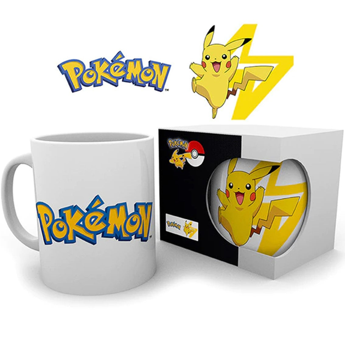Taza 320 ml abysse pokemon logo pikachu