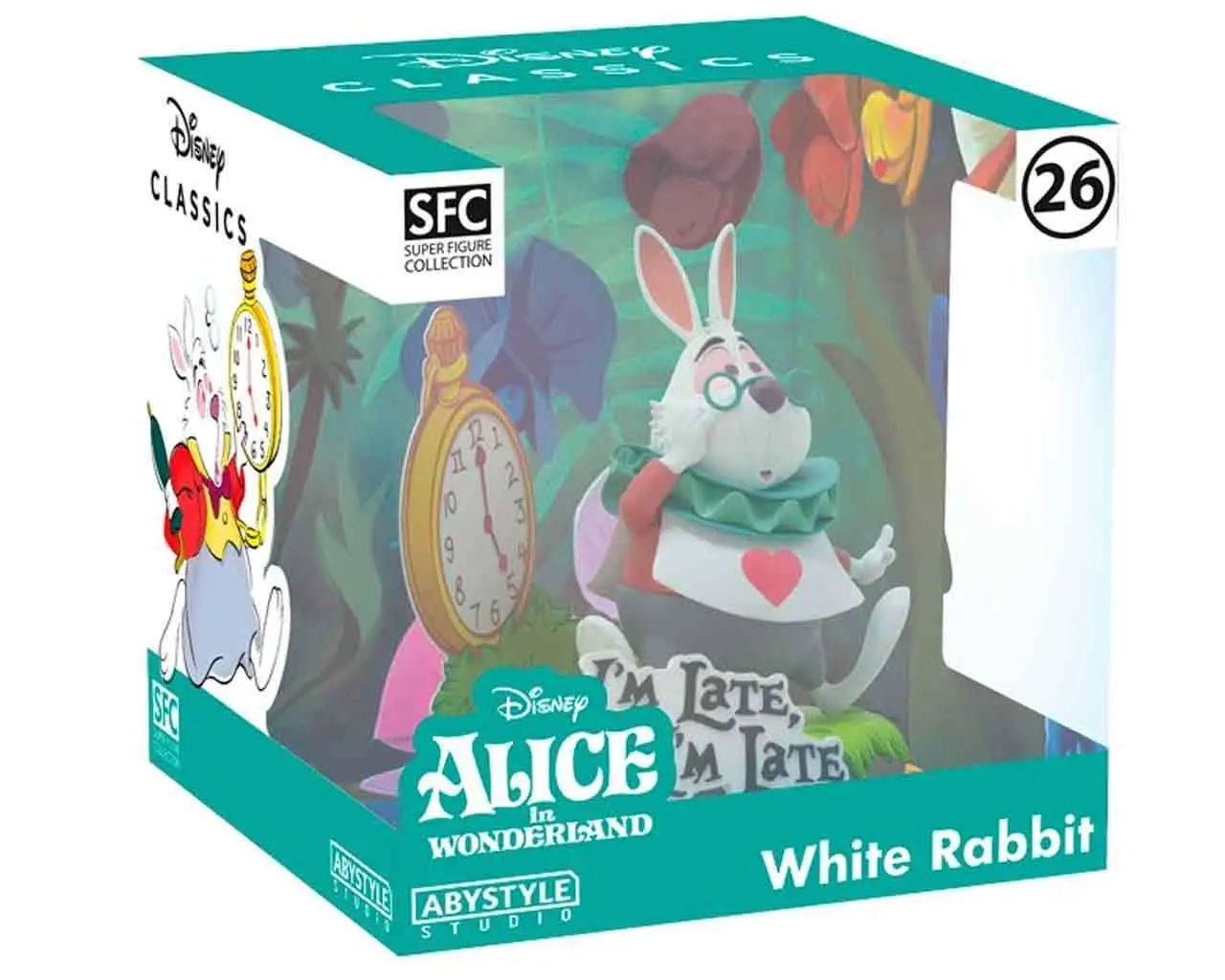 DISNEY ALICE IN WONDERLAND WHITE RABBIT SFC 1/10 PVC Estatua