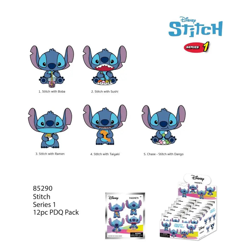 Lilo & Stitch Imáns Stitch Series 1 Expositor (12)