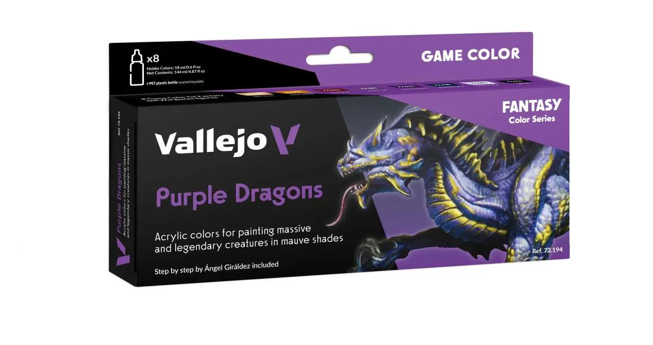 GAME COLOR SET 72194 PURPLE DRAGONS Frikytopia