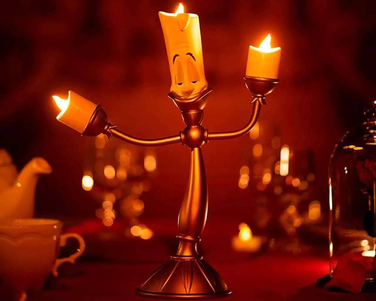 Lampara replica abystyle disney la bella y la bestia -  lumiere
