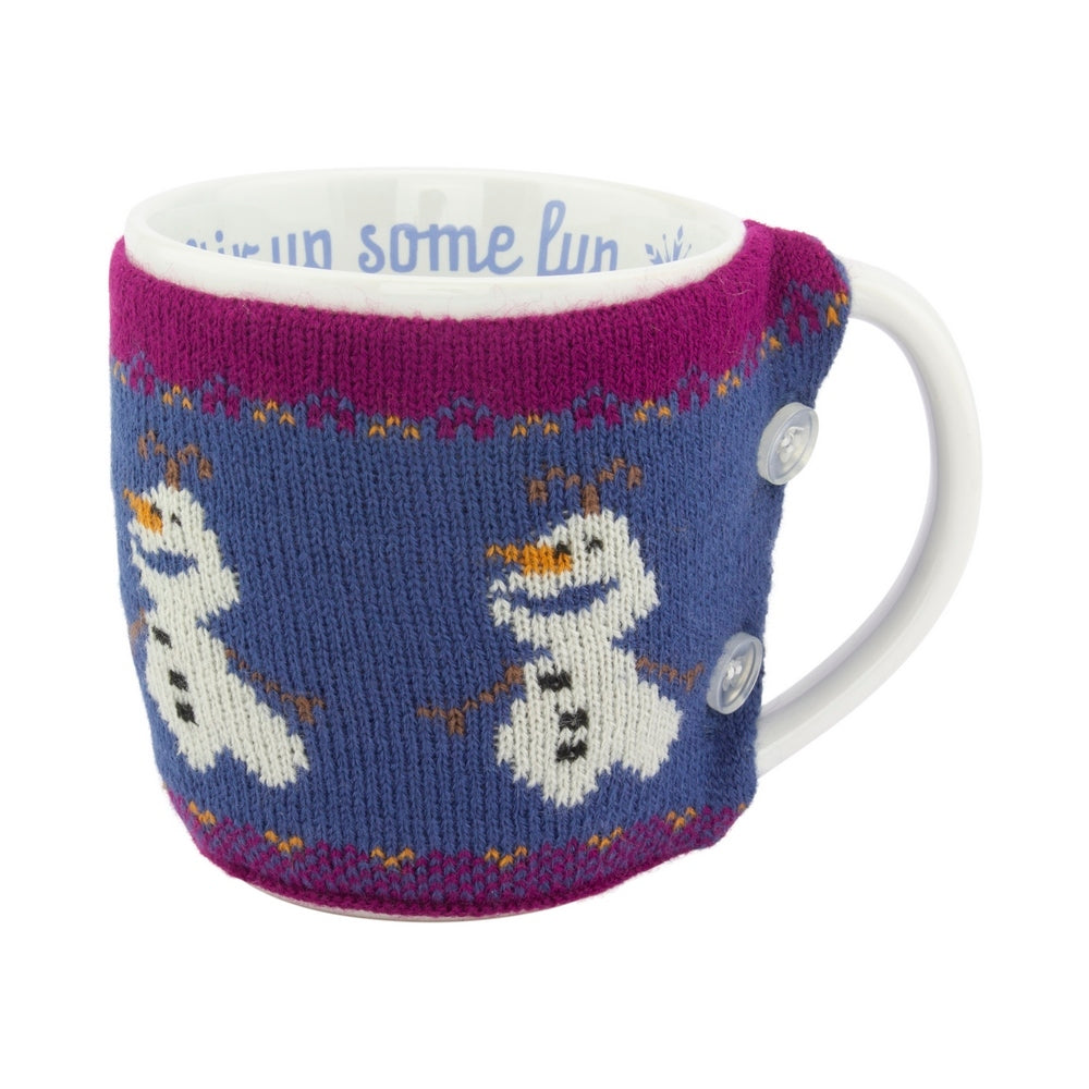 Taza con forro paladone disney frozen olaf