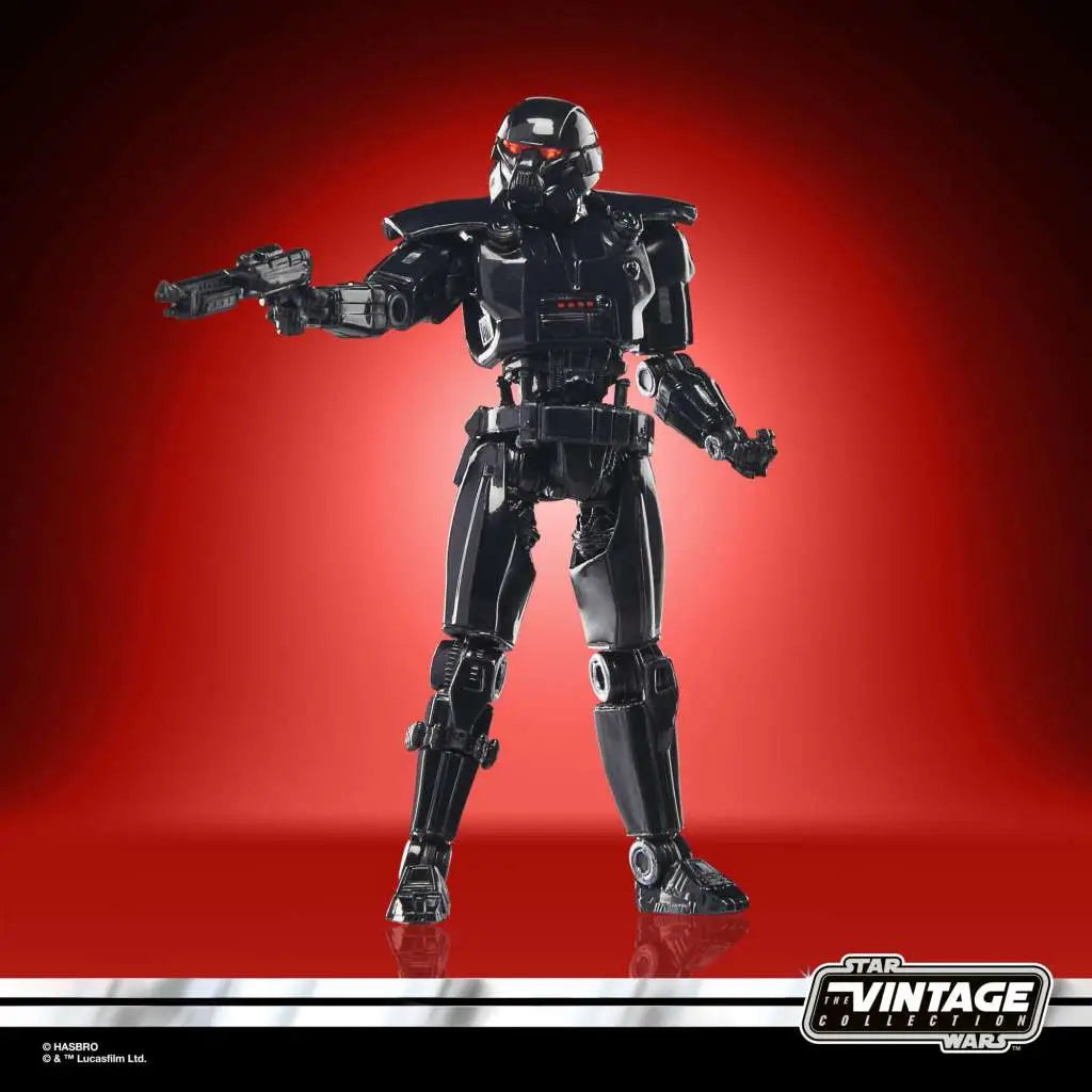 Figura hasbro star wars mandalorian vintage collection dark trooper