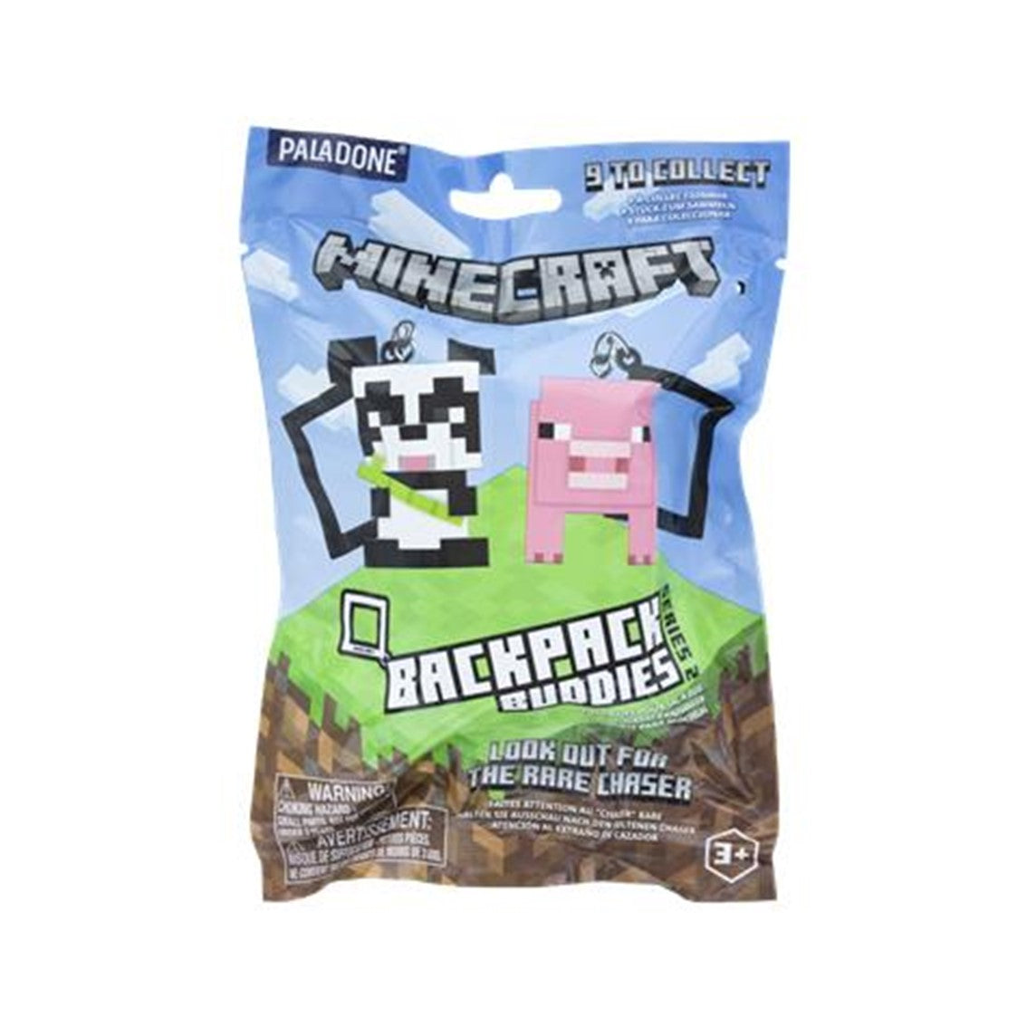 Figura con colgante backpack budies paladone minecraft t2 Frikytopia