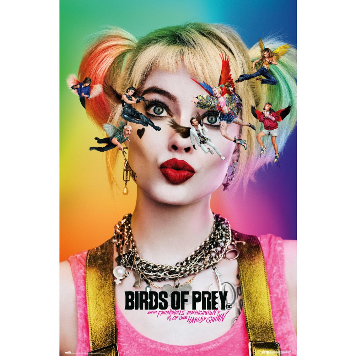 Poster birds of prey dazed and confused harley quinn Frikytopia